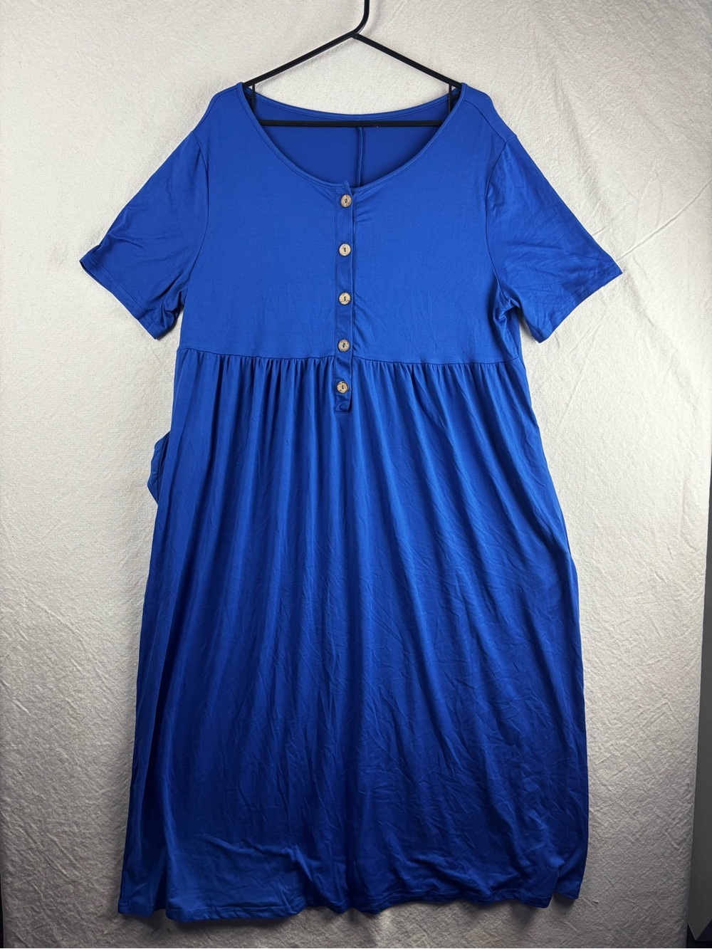 Blue plus size 1X women’s dress